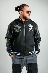 GEACA BOMBER NEGRU "WILD GARAGE"